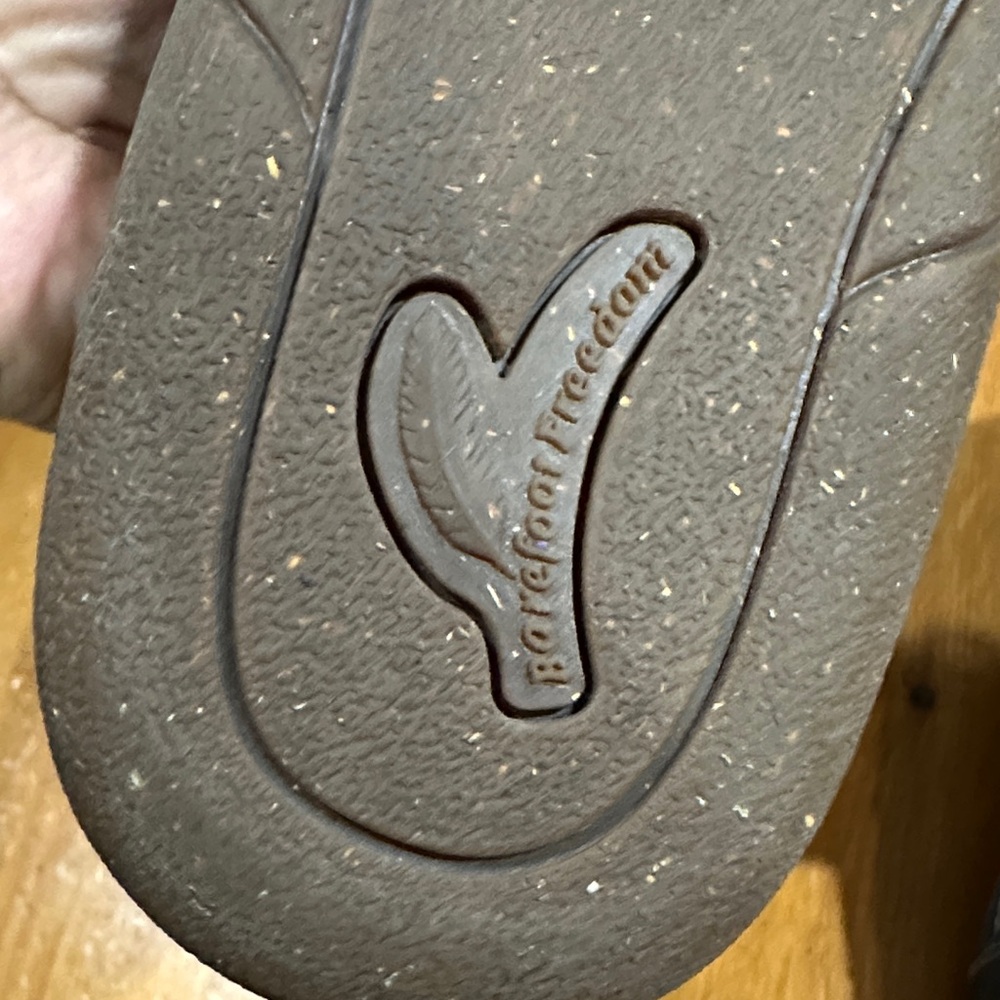 Barefoot Freedom Dark Blue Leather Shoes 9WW - Picture 3 of 9